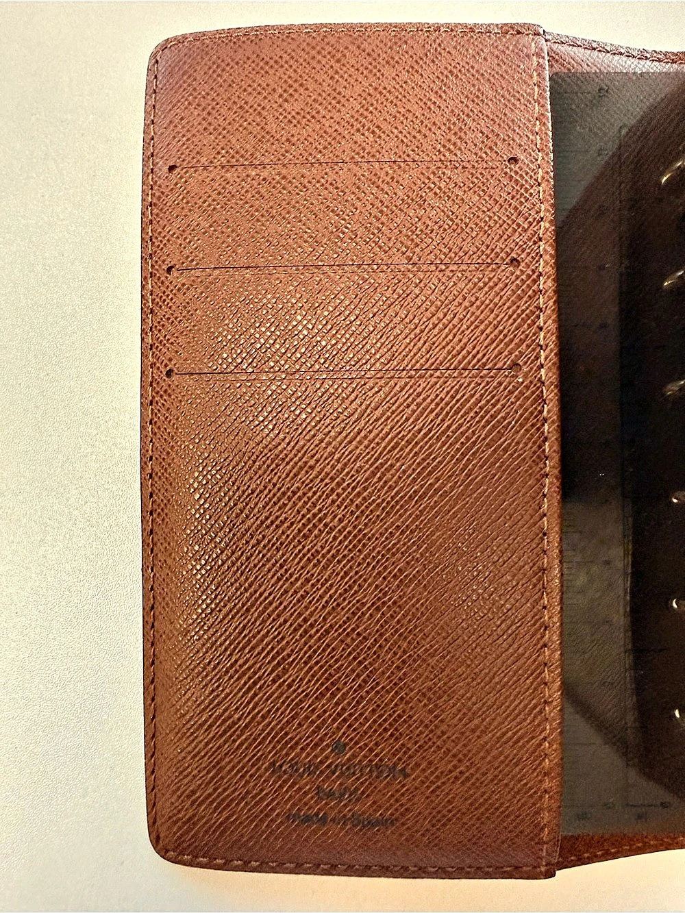 Louis Vuitton Agenda PM Monogram Wallet Brown & Gold - Picture 5 of 11